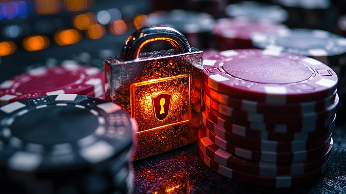 Online casino with visible security indicators
