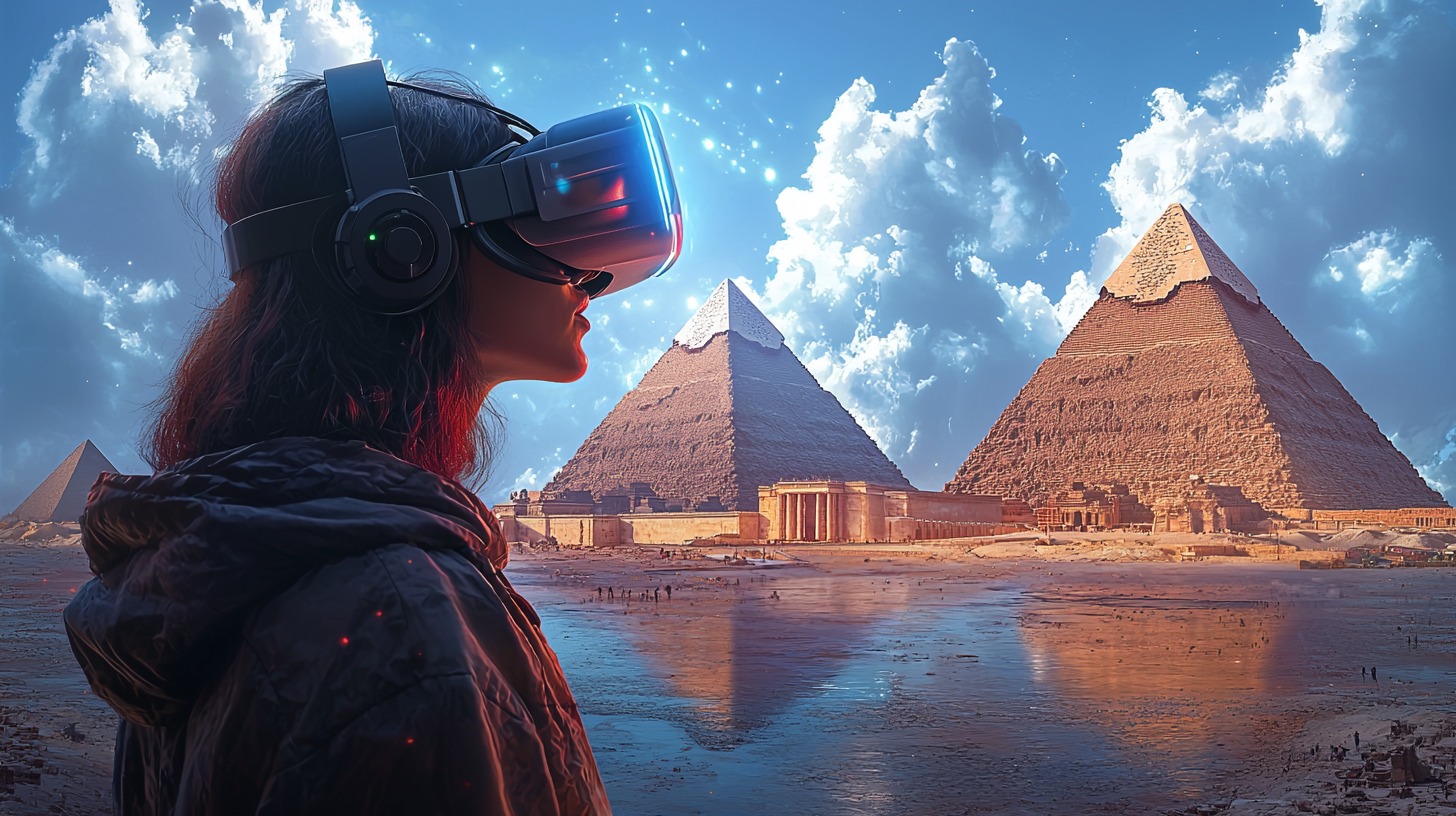 Famous landmarks virtually